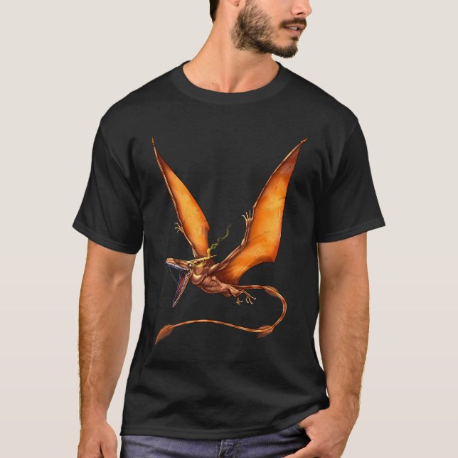 Kryptid varelsen Kongamato T Shirt (Framsida)