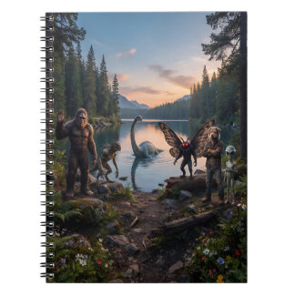 Kryptider | Bigfoot, Chupa, Mothman, Dogman Loch Anteckningsbok