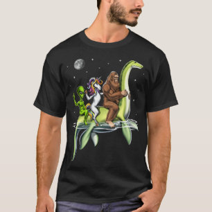 Kryptider ridande Loch Ness-monster T Shirt