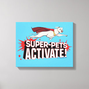 Krypto: Aktivera toppen-sällskapsdjur! Canvastryck