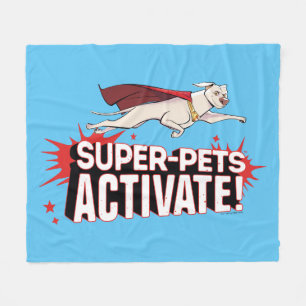 Krypto: Aktivera toppen-sällskapsdjur! Fleecefilt