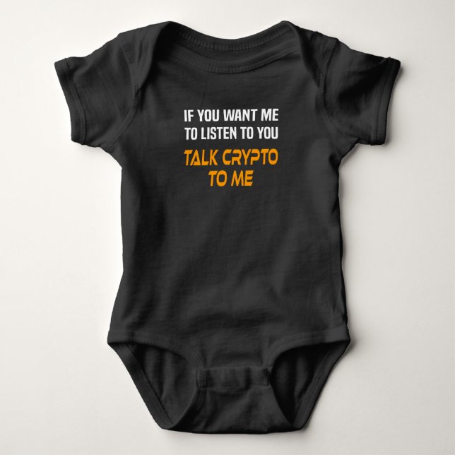 Krypto Crypto Trader Say Krypto Currency Miner T Shirt (Framsida)
