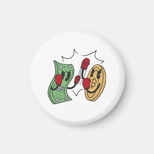 Krypto Fight Club Magnet (Framsidan)