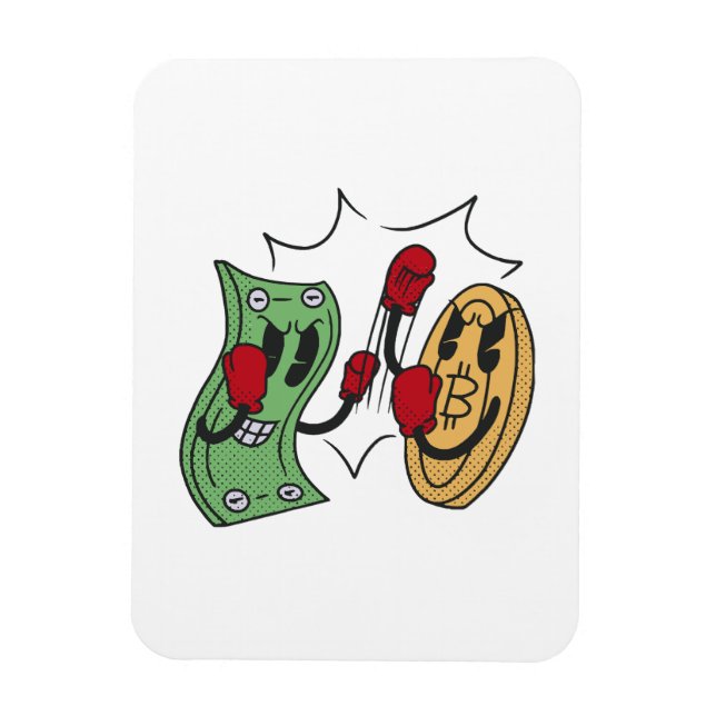 Krypto Fight Club Magnet (Vertikal)