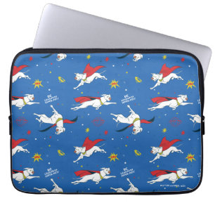 Krypto Flies Mönster Laptop Fodral