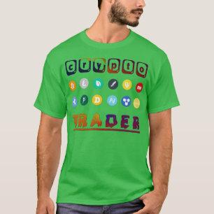 Krypto-handelsbitmyntkryptovalutaklockkedja T Shirt