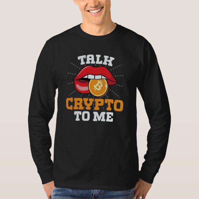 Krypto Handlare Kryptovaluta Blockchain Hodl Candl T Shirt (Framsida)