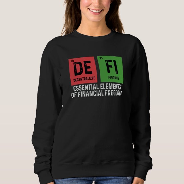 Krypto Handlare Kryptovaluta Decentraliserad Finan T Shirt (Framsida)