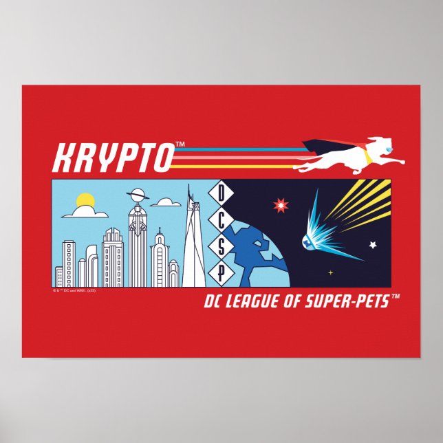 Krypto Outer-Space till Metropolis Poster (Framsidan)