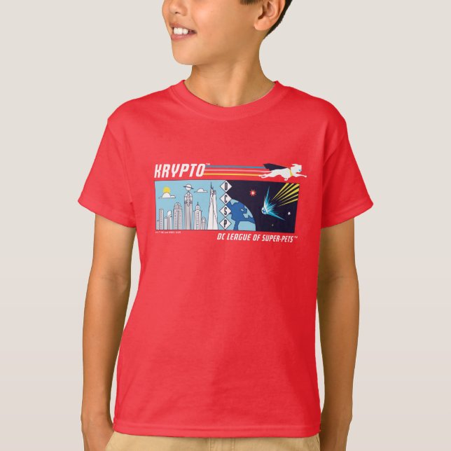 Krypto Outer-Space till Metropolis T Shirt (Framsida)