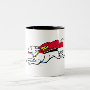Krypto på hund Två-Tonad mugg