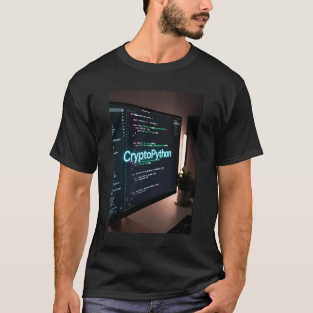 Krypto Python T Shirt (Framsida)