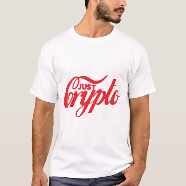 Krypto-Revolution: Fet Påstående T-shirt för Digi (Framsida)