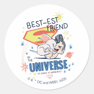 Krypto & Superman: Bästa vän i universum Runt Klistermärke