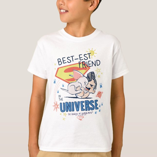 Krypto & Superman: Bästa vän i universum T Shirt (Framsida)
