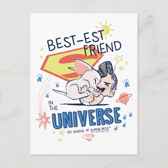 Krypto & Superman: Bästa vän i universum Vykort (Framsida)