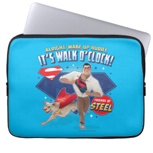 Krypto & Superman - det är Walk O'Clock! Laptop Fodral