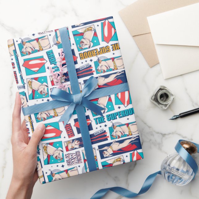 Krypto Tecknad Panel Mönster Presentpapper (Gifting)