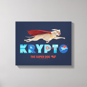 Krypto the Toppen-Hund Canvastryck