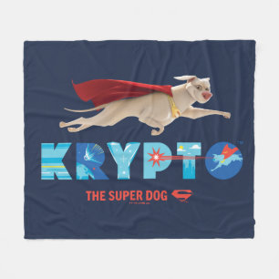 Krypto the Toppen-Hund Fleecefilt