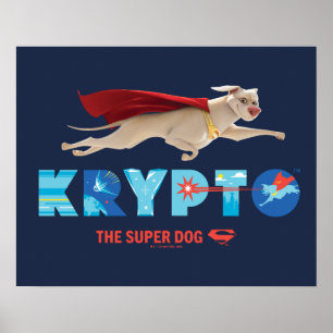 Krypto the Toppen-Hund Poster