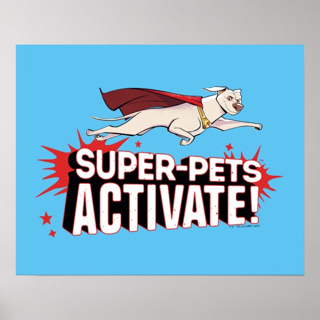 Krypto: Toppen-Pets Activate! Poster (Framsidan)