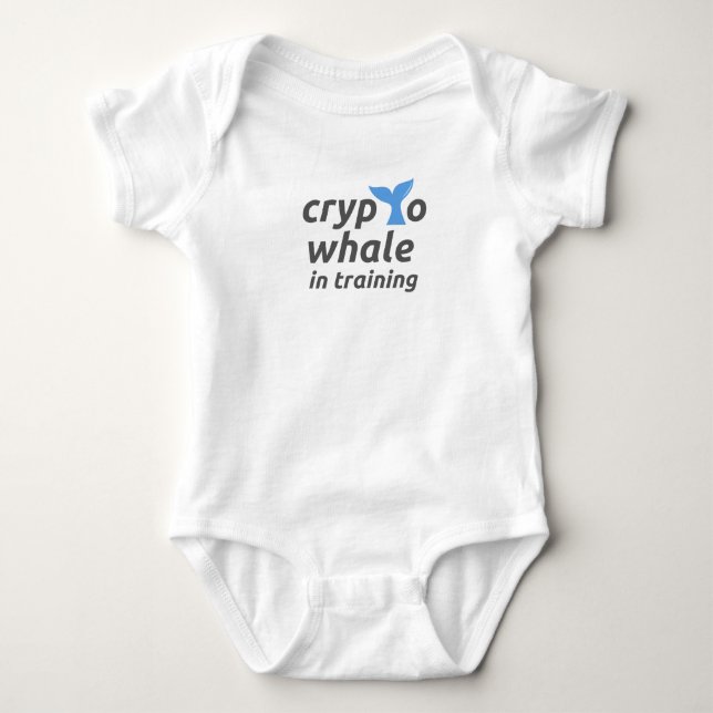 Krypto-val i träning Baby-bodysuit T Shirt (Framsida)