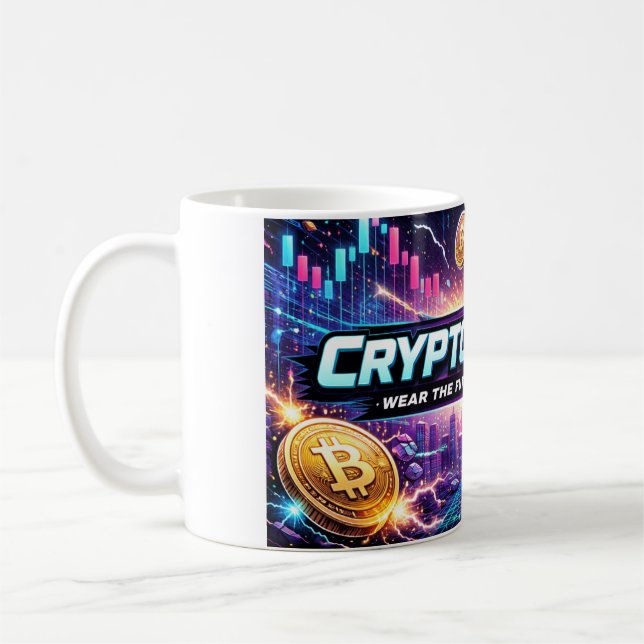 Krypto Valuta Kaffemugg (Vänster)