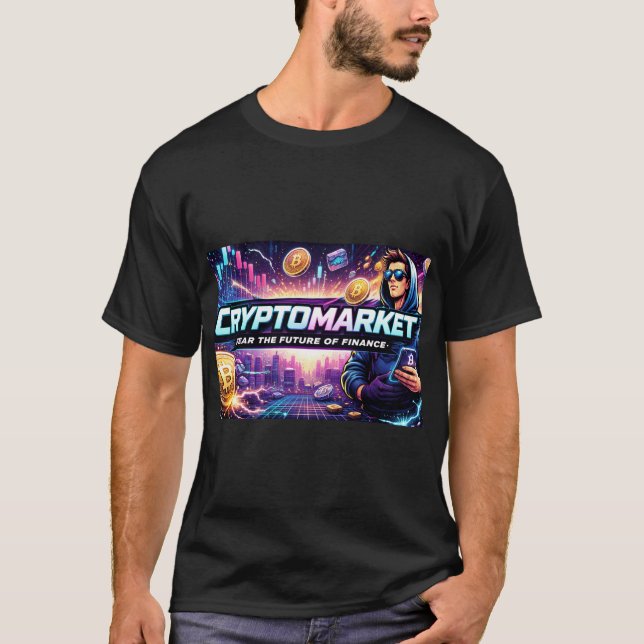 Krypto Valuta T Shirt (Framsida)