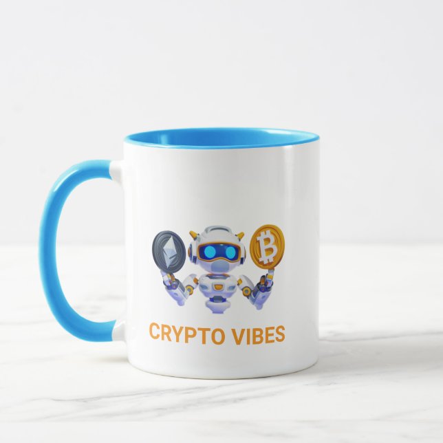 Krypto Vibes Mugg (Vänster)