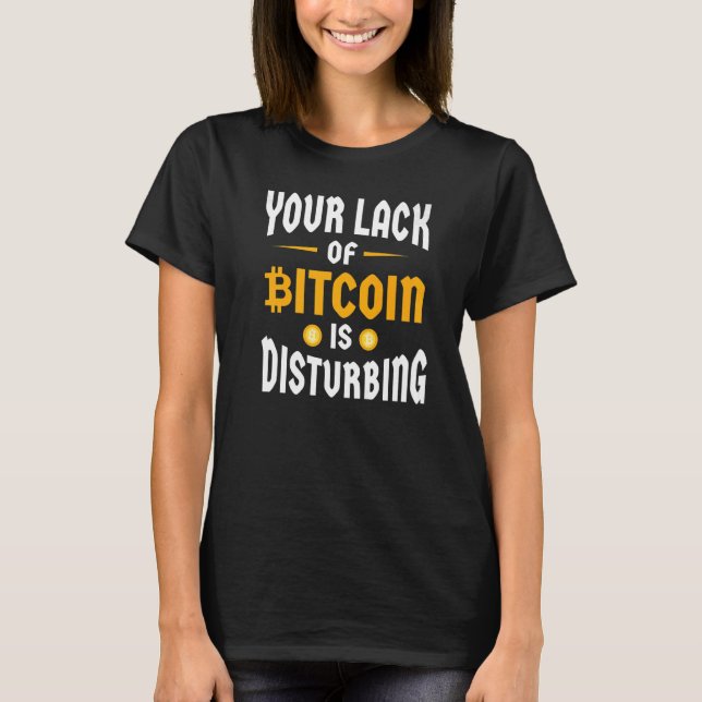 Kryptocurrency Bitcoin Crypto Traders M T Shirt (Framsida)