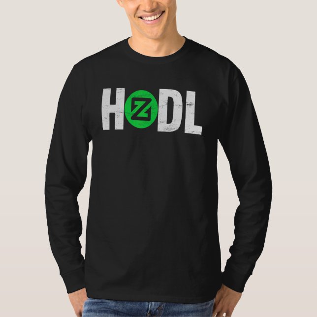 Kryptocurrency För manar & Women Zilliqa Hodl Zil  T Shirt (Framsida)