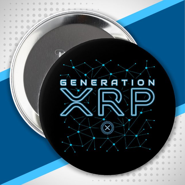 Kryptocurrency Generation XRP Crypto Blockchain Knapp (Skapare uppladdad)
