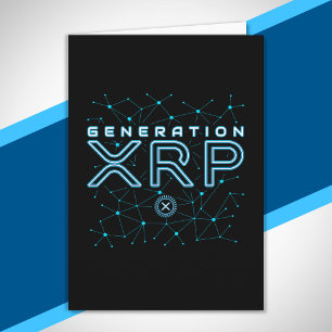 Kryptocurrency Generation XRP Crypto Blockchain Kort