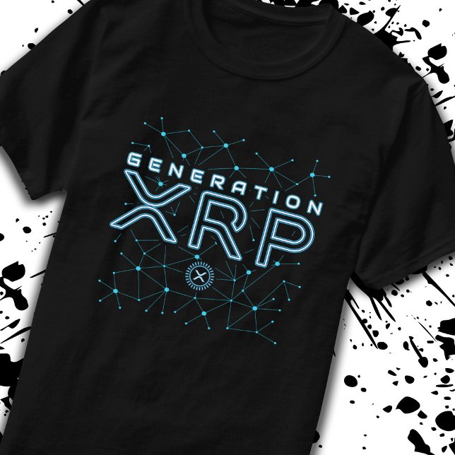 Kryptocurrency Generation XRP Crypto Blockchain T Shirt (Skapare uppladdad)