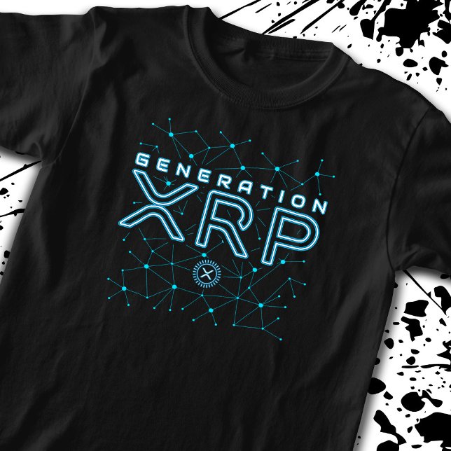 Kryptocurrency Generation XRP Crypto Blockchain T Shirt (Skapare uppladdad)
