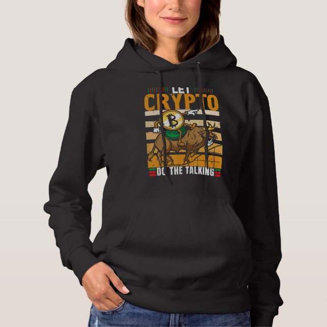 Kryptocurrency Lifes Crypto gör talande affärer T Shirt (Framsida)