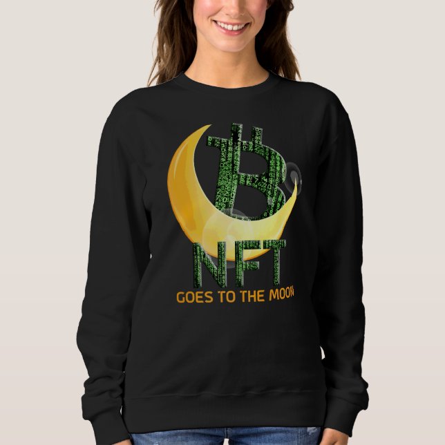 Kryptocurrency Nft Matrix-bitkod går till Moo T Shirt (Framsida)