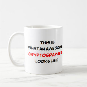 kryptograf, fantastisk kaffemugg