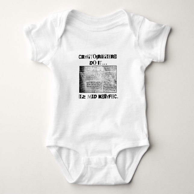 Kryptografer Gör Det... HZ MXD KSUYFEEC Tee Shirt (Framsida)