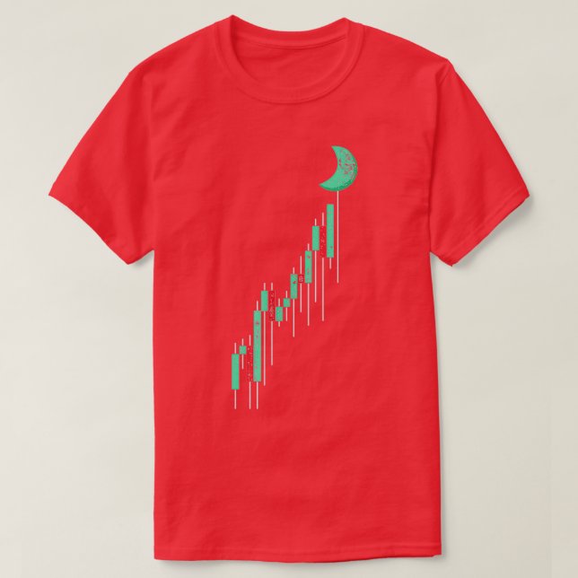 Kryptografiet Hodl Lagrar till Måne 1 T Shirt (Design framsida)