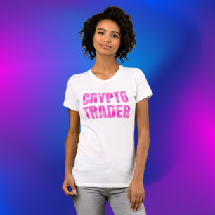 Kryptografihandlaren Rosa-Ljusrosa övertoning T Shirt
