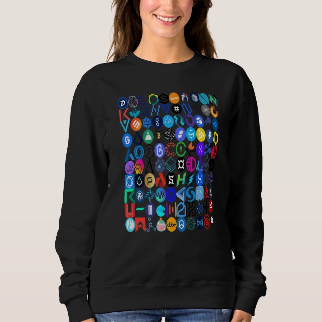 Kryptomynt i blockkedja kryptomynt Kryptovaluta Kr T Shirt (Framsida)