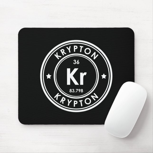 Krypton Inslag Black Mouse Pad Musmatta (Med mus)