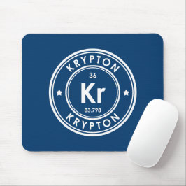 Krypton Inslag Blue Mouse Pad Musmatta