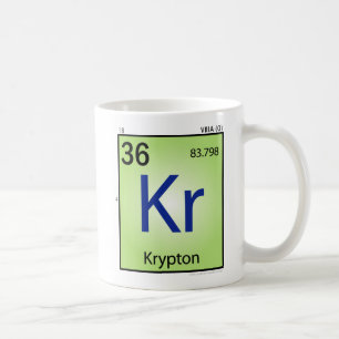 Krypton (Kr)inslagmugg Kaffemugg