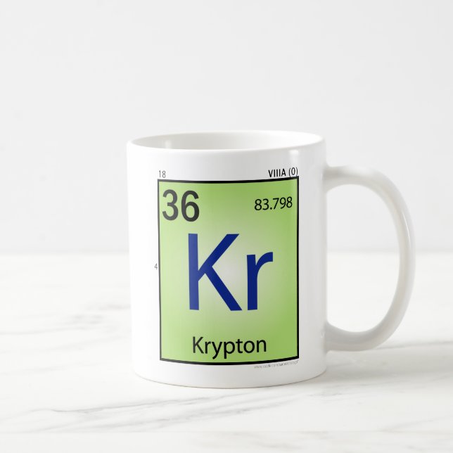 Krypton (Kr)inslagmugg Kaffemugg (Höger)