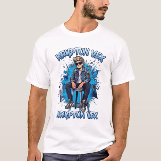 Krypton Vex Karaktär Herr T-Shirt (Framsida)