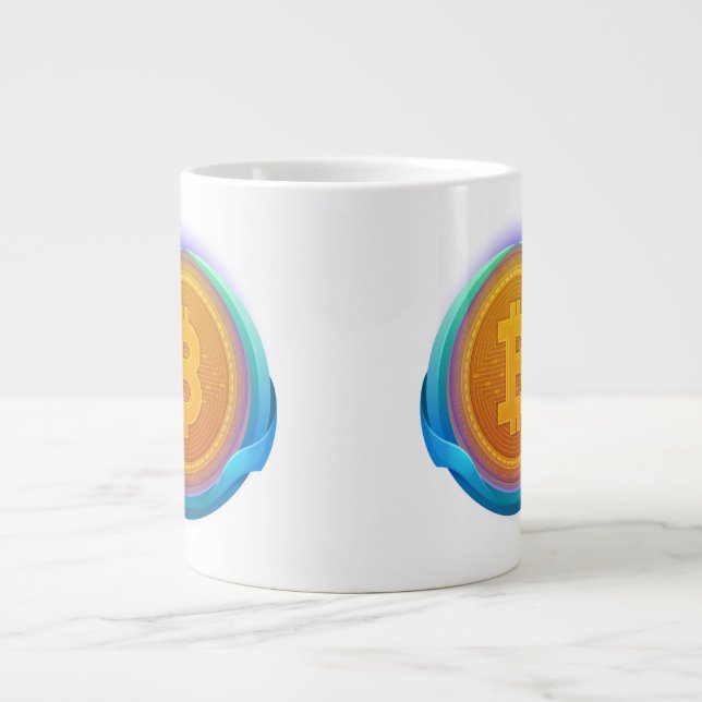 KRYPTOVALUTA BITCOIN JUMBO MUGG (Framsidan)