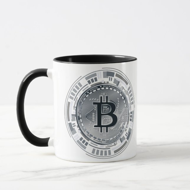 KRYPTOVALUTA BITCOIN MUGG (Vänster)